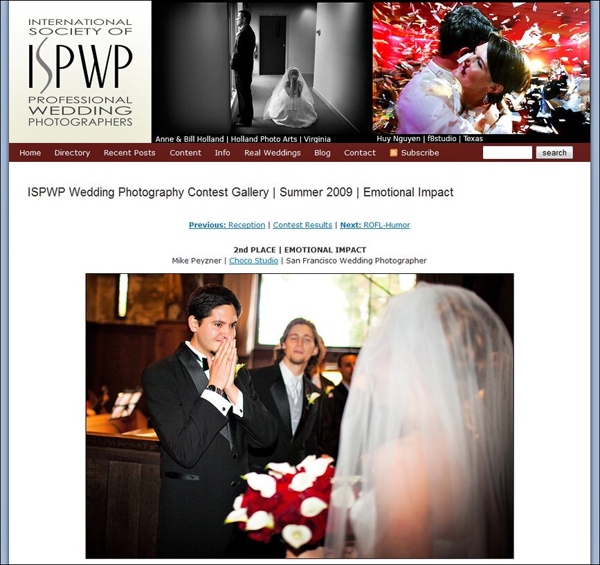 Winner of ISPWP Contest for Emotional Impact