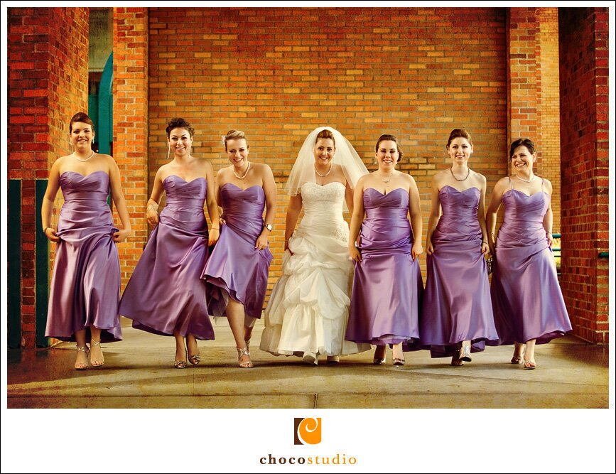 Bridal Party on The Embarcadero