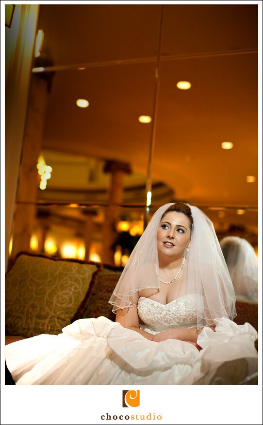 Photo of Bride at The Fairmont on Nob Hill