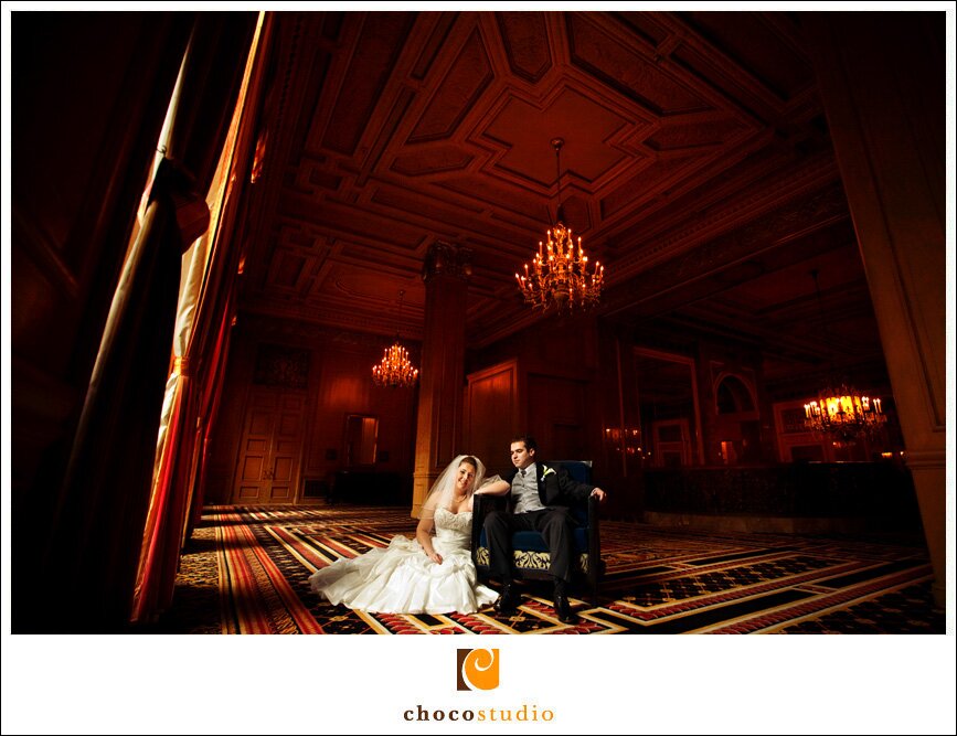 Mark Hopkins Hotel Wedding Photo