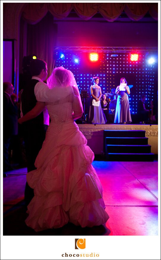 Wedding in Ballroom at Mark Hopkins Hotel in San Francisco