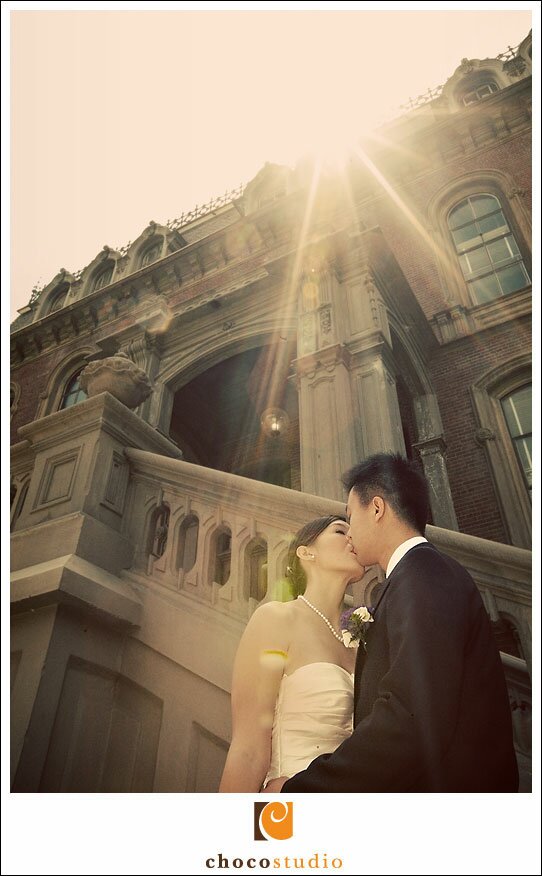 UC Berkeley Campus Wedding Photo