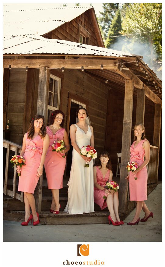 Laura and Bridesmaids