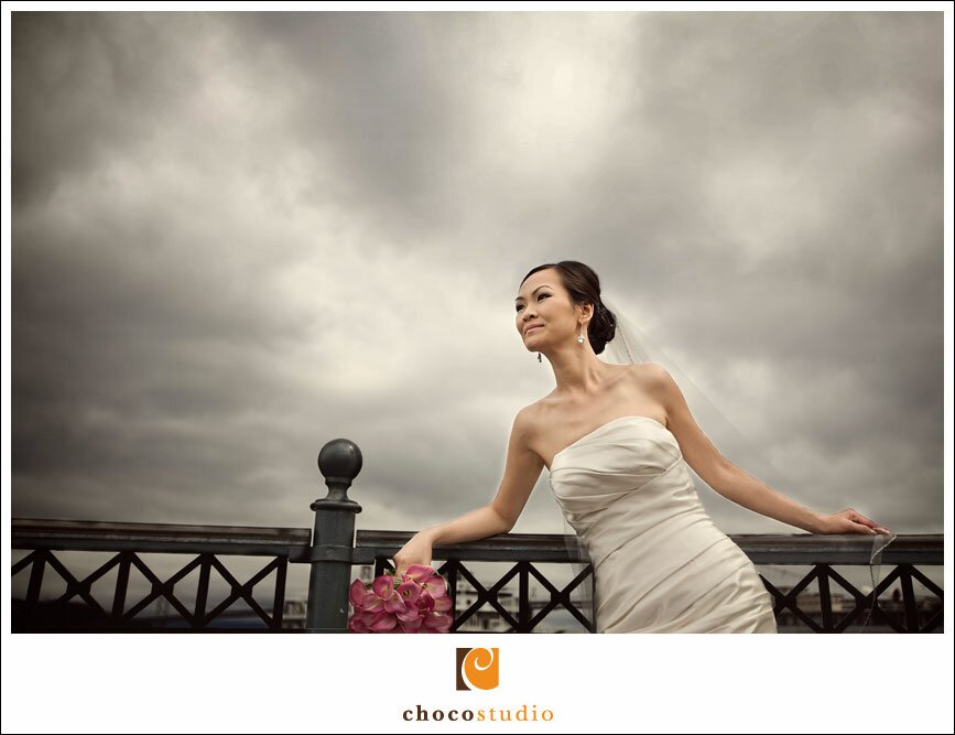 Bride on Pier