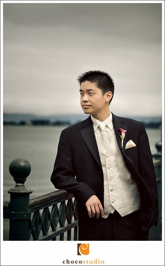 Groom at a Pier in SF